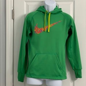 Nike green hoodie unisex